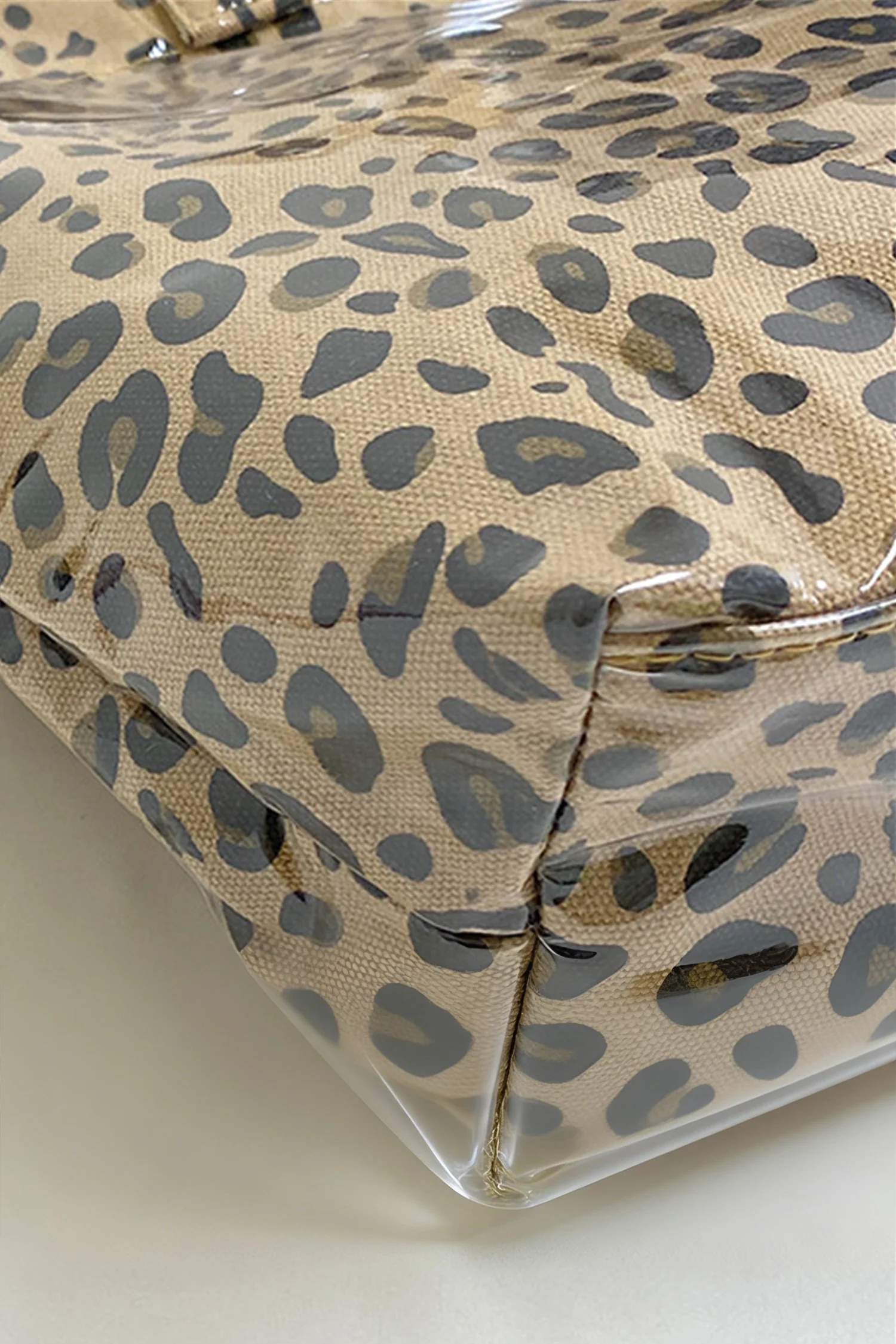 06466d290c2b1d01ec07d1161ecb07d51f08ec605eccea4c5adf770093640f90 Brown Leopard PU Leather Water Proof Tote Bag - Image 8