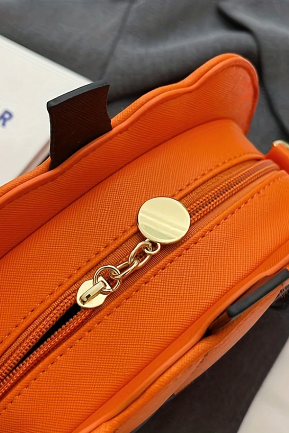 8381c98f08fce2ba8b6df522b843f791ed8c1fdb05f3a5a3a68c9e0cc52f9ed1 Carrot Halloween Pumpkin PU Shoulder Bag - Image 8